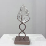 High Quality Faceted Semi Polished Lemurian With Stand product video showing crystal details, shape, color, and finish.