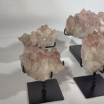 Raw Red Hematite Clusters With Stand Lot product video showing Brazilian Raw Red Hematite Clusters With Stand Lot wholesale.
