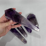 AMETHYST DOUBLE TERMINATED - 1kg Lot product video showing Brazilian Amethyst Double Terminated - 1kg Lot wholesale, view 3.