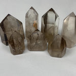 SMOKY QUARTZ TOWER - 1KG Lot product video showing Brazilian Smoky Quartz Tower - 1kg Lot wholesale.