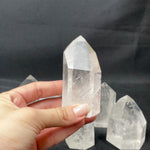 Clear Quartz Towers - Wholesale Bulk product video showing Brazilian Clear Quartz Towers - Wholesale Bulk wholesale.