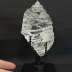 High Quality Semi Polished Faceted Lemurian Free Form With Stand