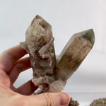Clusters with Garden and Chlorite Phantom product video showing Garden Quartz Cluster - Clusters with Garden and Chlorite Phantom in bulk from Amezoni.