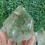 10kg Chlorite Phantom Towers Lot product video showing Chlorite Quartz Tower - 10kg Chlorite Phantom Towers Lot in bulk from Amezoni Brazil.