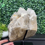 100% Natural Elestial Citrine w/ Stand product video showing Shop 100% Natural Elestial Citrine with Stand Display Piece from Amezoni in Brazil.