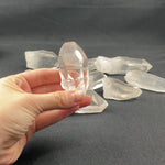 Semi Polished Lemurian Quartz Points Lot product video showing Brazilian Lemurian Quartz Points - 1kg Lot wholesale, view 4.
