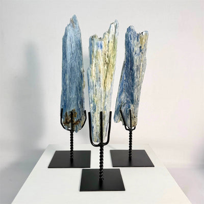 Raw kyanite With Stand Raw Crystal from Amezoni Crystals, front view