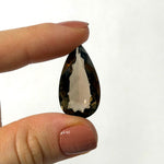 Smoky Quartz Faceted Cabochons Lot shown for scale and natural variation
