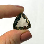 Close-up of Smoky Quartz Faceted Cabochons Lot with visible color and formation