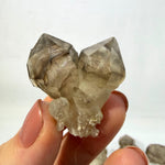 Close-up of Smoky Quartz Scepter 100% Natural Raw Crystal with visible color and formation